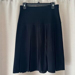 Ming Wang Classic Black A-Line Skirt Size XS